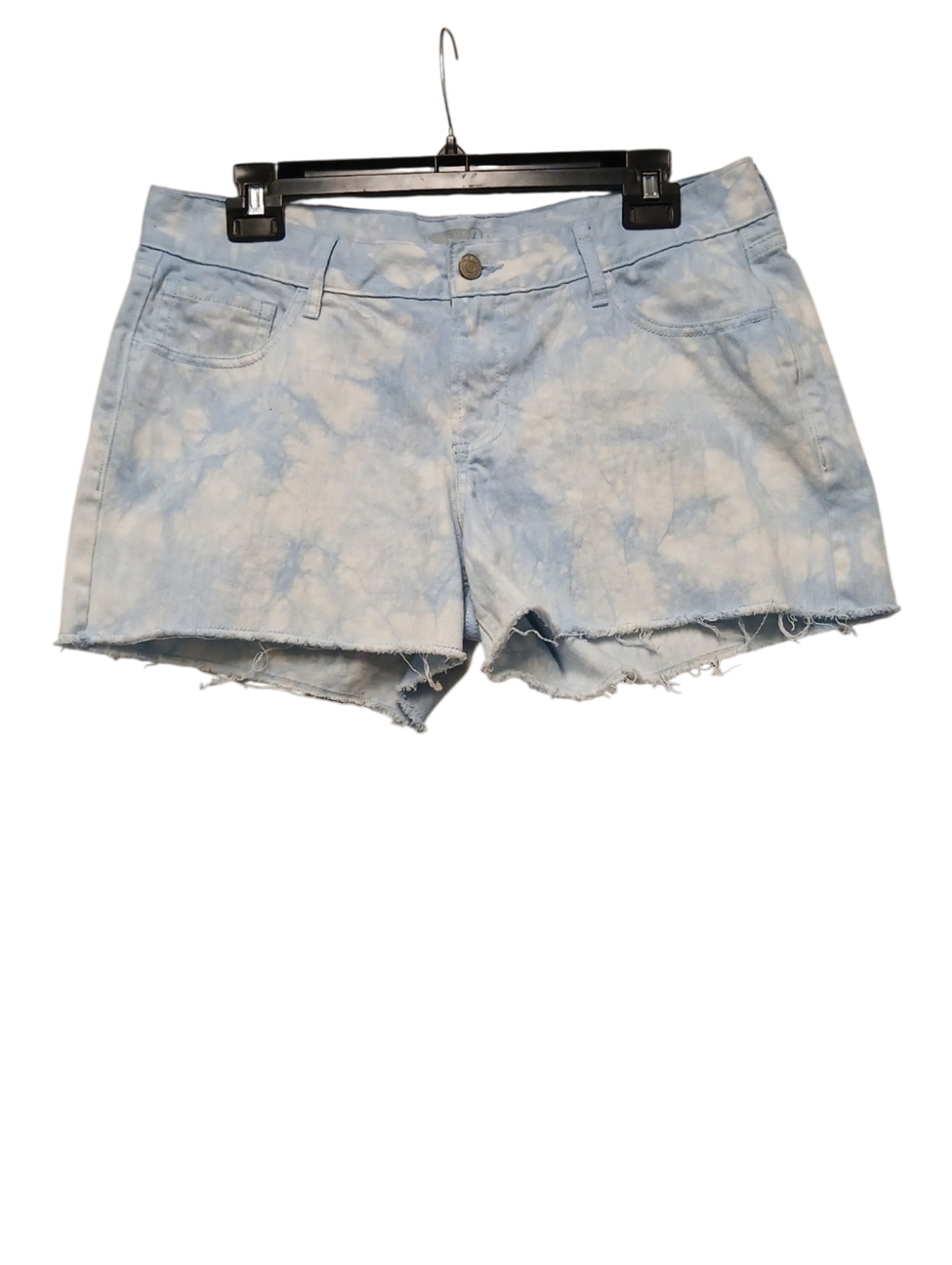 Old Navy The Diva Denim Shorts Light Blue/White Tye-Dye-Size 12